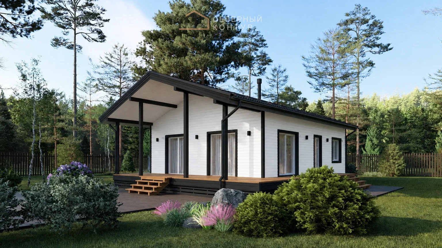Каркасный дом Горизонт 65, фотография 1 из 4